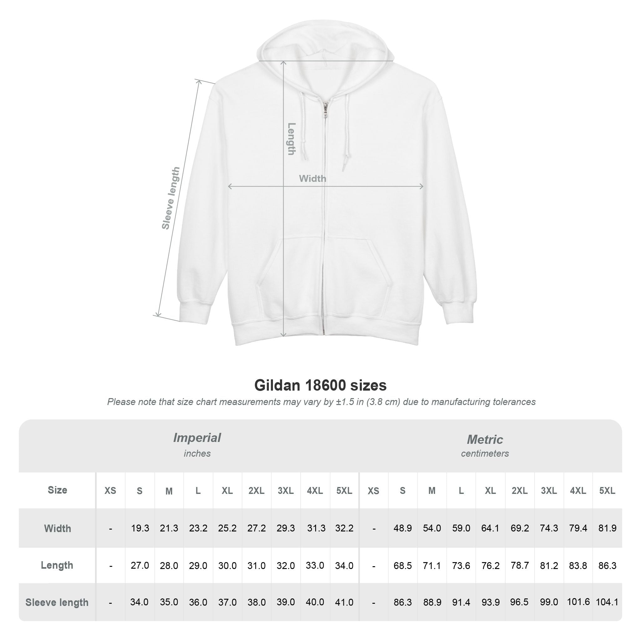 Pause for Peace Zipper Hoodie