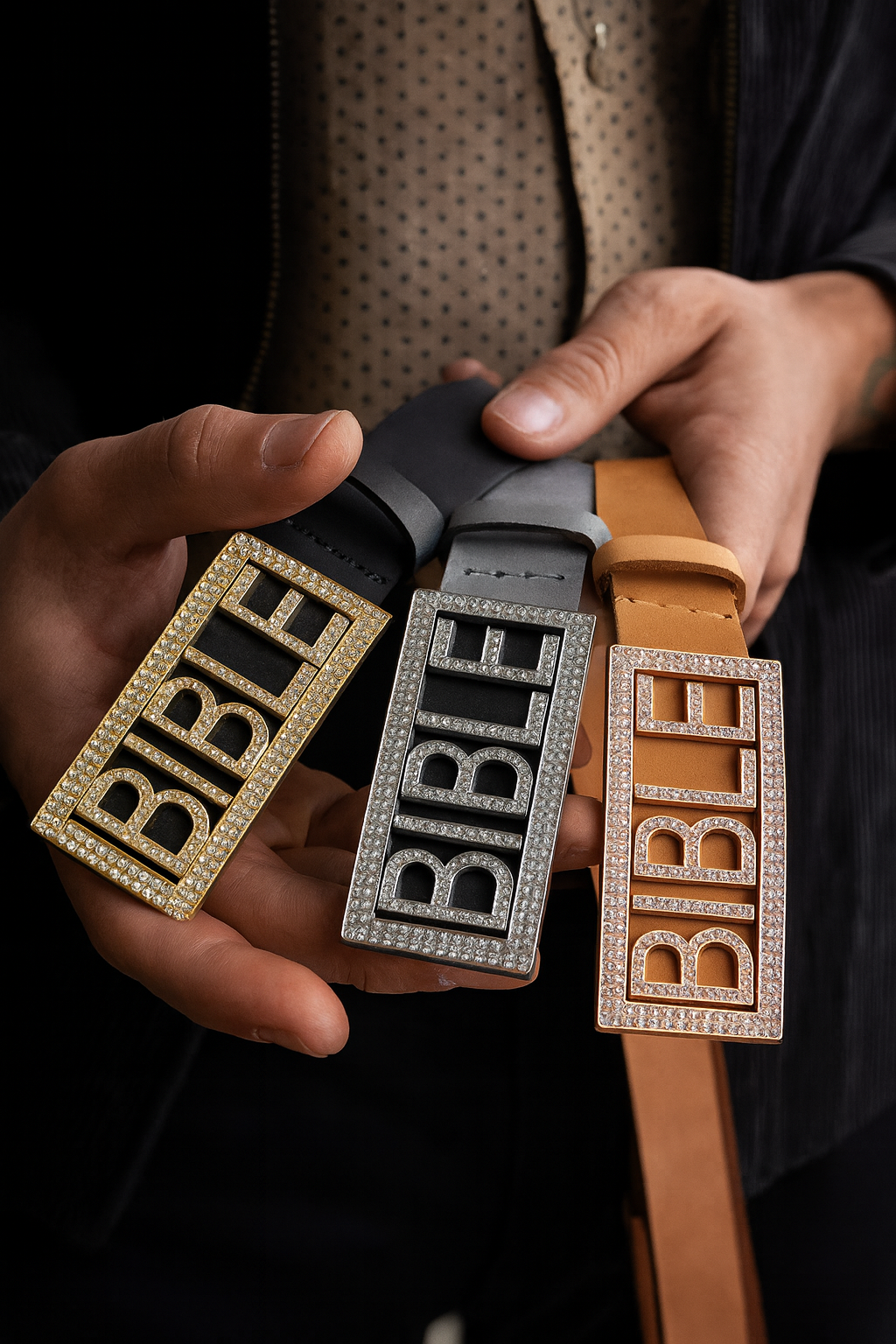 "Queen Size" Bible Belt Buckle