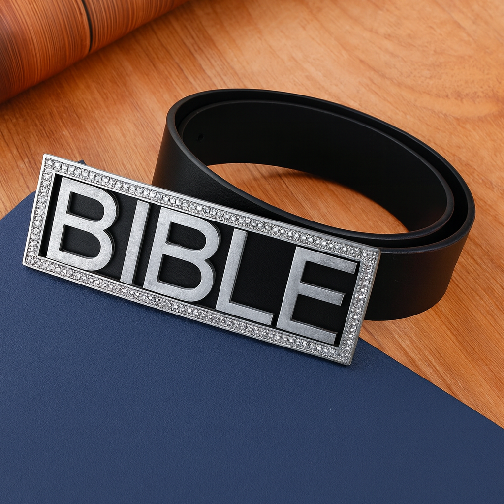 &quot;Queen Size&quot; Bible Belt Buckle